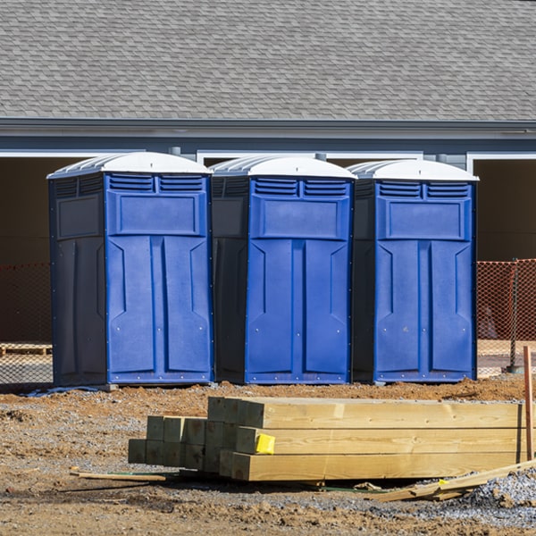 how do you dispose of waste after the porta potties have been emptied in Gibson Flats